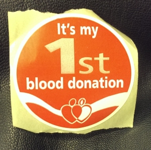 Donate blood, my bucket list